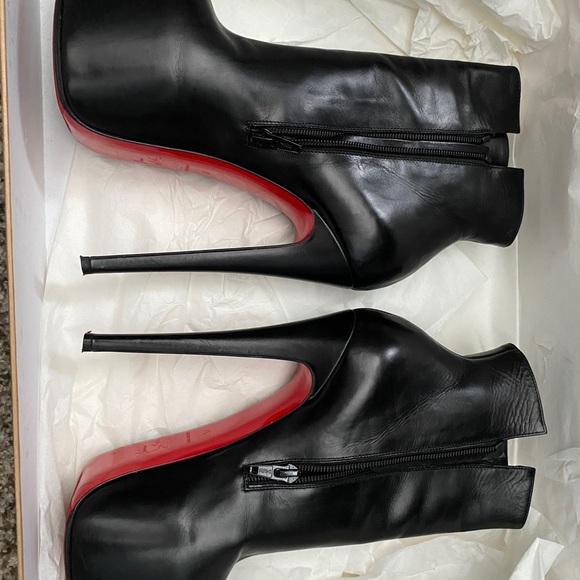 Christian louboutin daf booty black calf leather - Picture 5 of 9